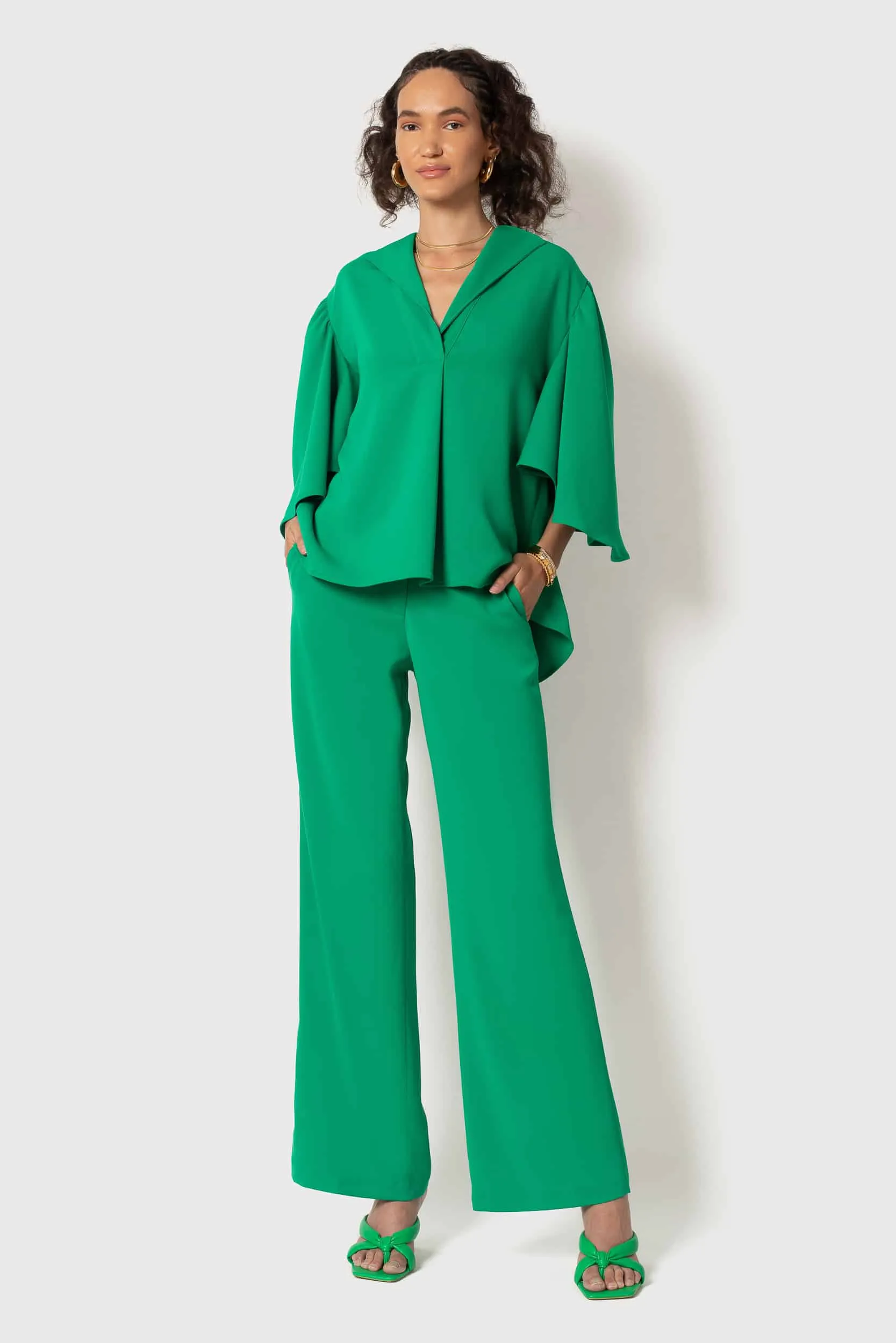 Emerald Wide Leg Pant