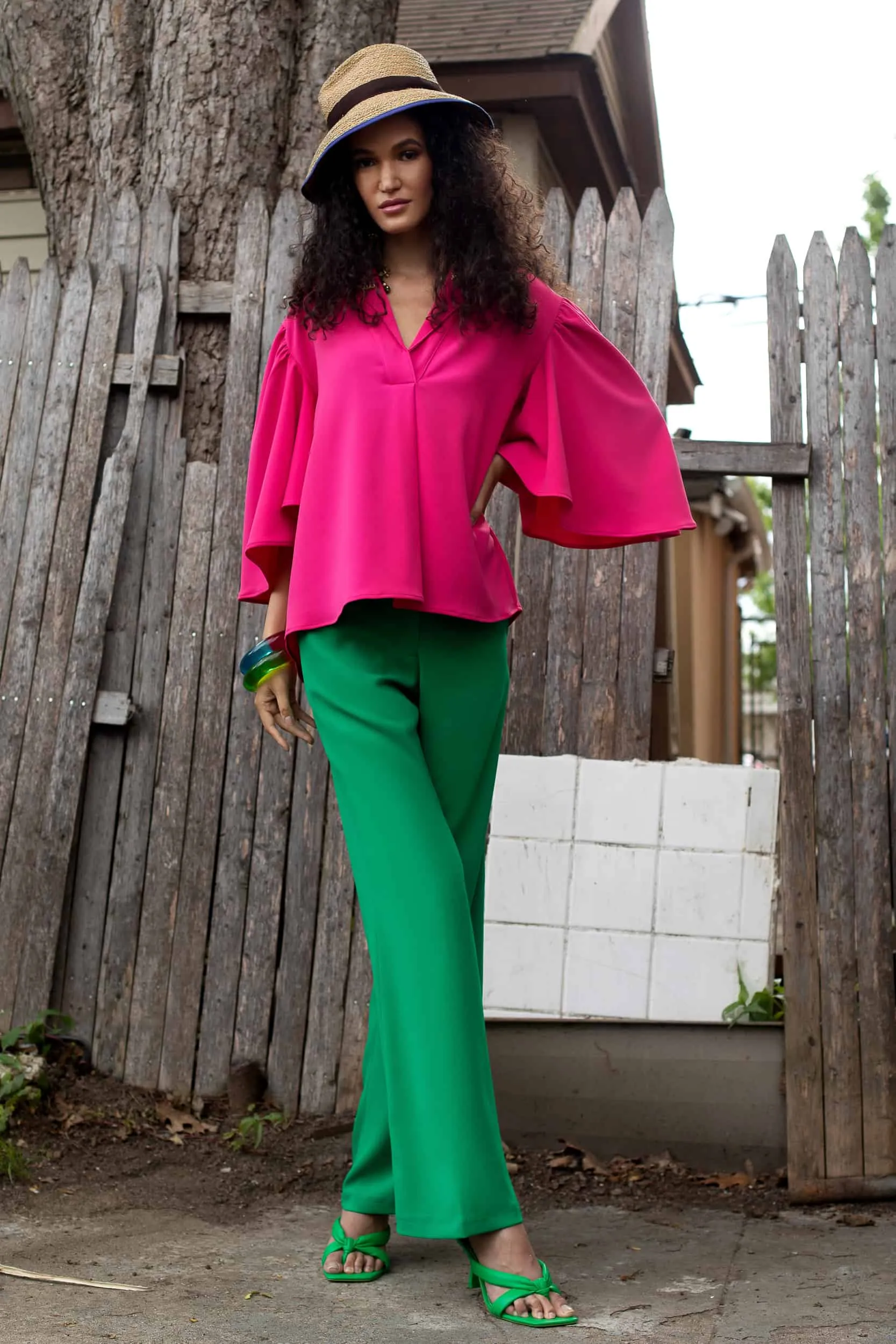 Emerald Wide Leg Pant