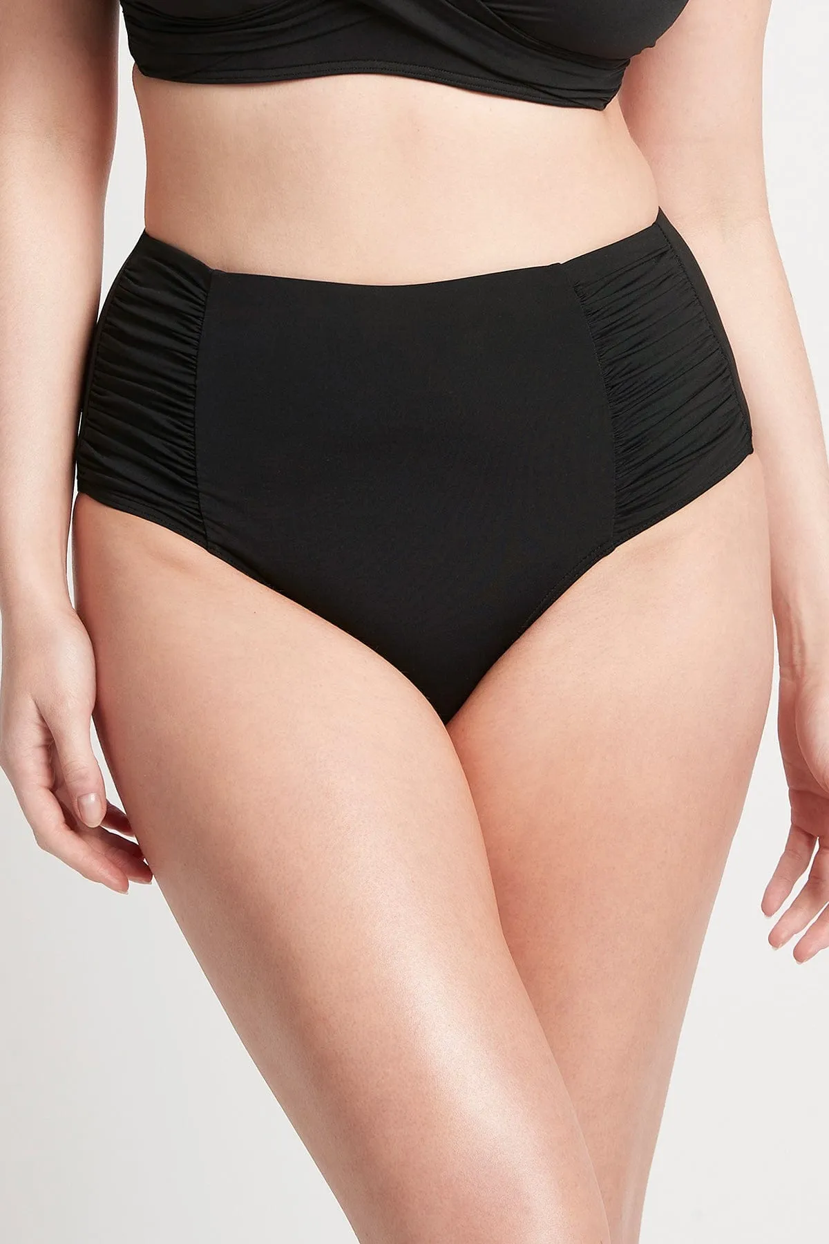 Sea Level Gathered Side High Waist Pant